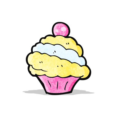 karikatür cupcake