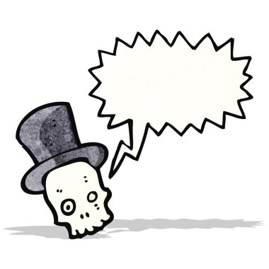 Cartoon gillen schedel