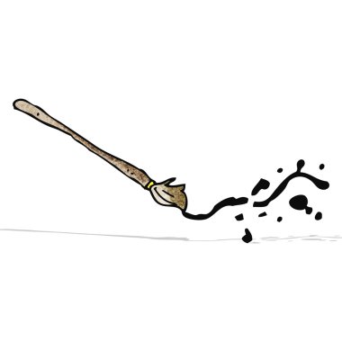 karikatür Kaligrafi fırçası