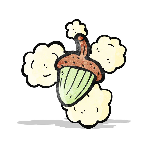 Caricature Acorn — Image vectorielle