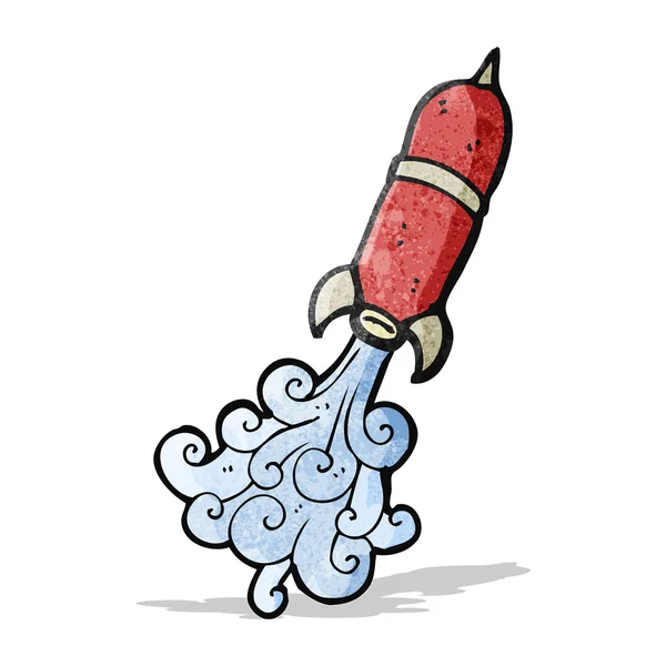 Water raket cartoon — Stockvector