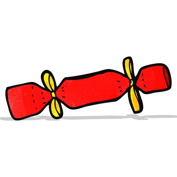 Christmas cracker cartoon — Stock Vector