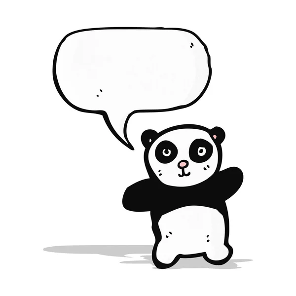 Panda de dibujos animados — Archivo Imágenes Vectoriales