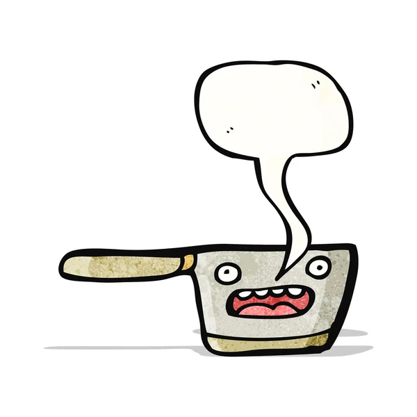 Cocina pan de dibujos animados — Vector de stock