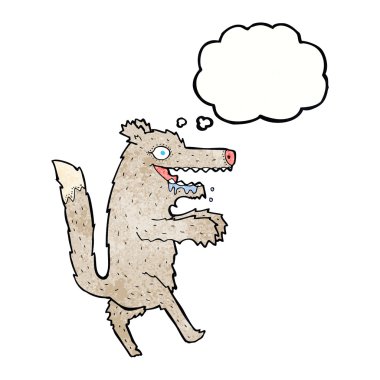 karikatür büyük kötü kurt