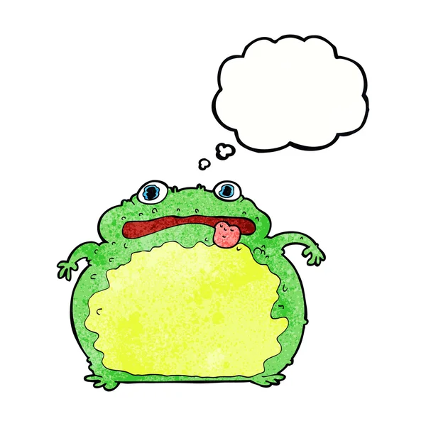 Cartoon funny frog — Stock Vector