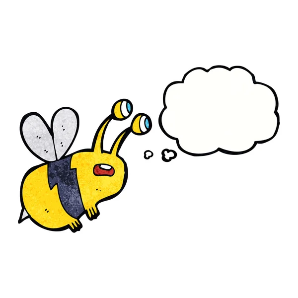 Cartoon bang bee — Stockvector