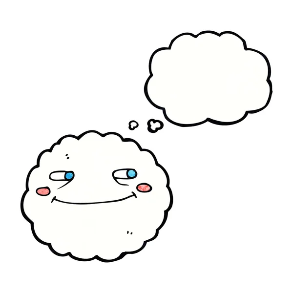 漫画幸せな雲 — ストックベクタ