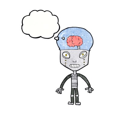 karikatür fütüristik robot