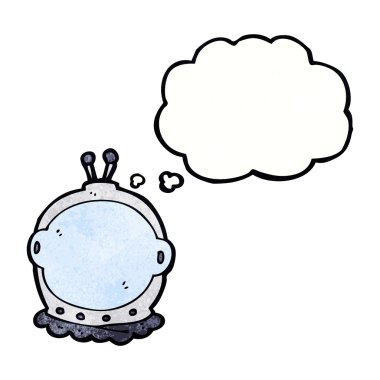 karikatür astronot kask