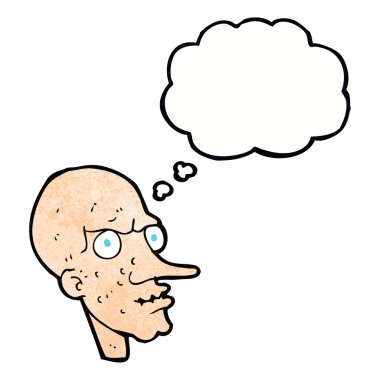 Çizgi film kötü yaşlı adam