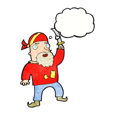 düşünce balonu ile korsan