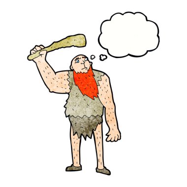 Neandertal ile düşünce balonu