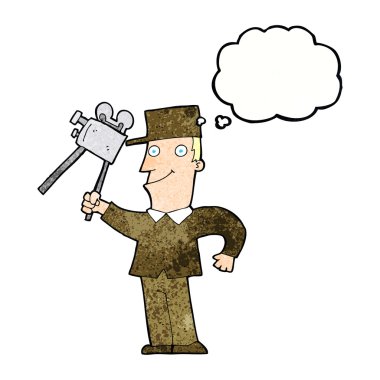 Düşünce baloncuklu çizgi film yapımcısı