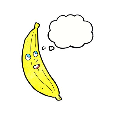 Muz ile düşünce balonu