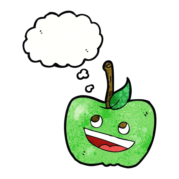 Cartoon-Apfel — Stockvektor