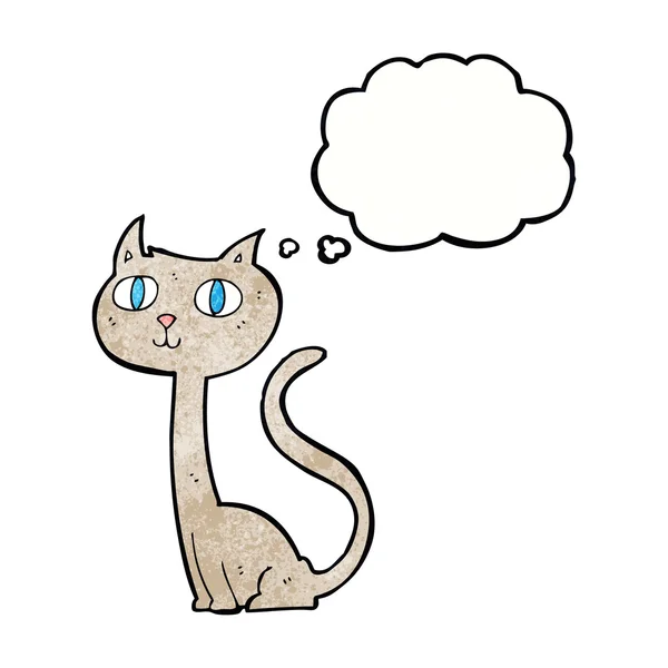 Chat dessin animé rétro — Image vectorielle