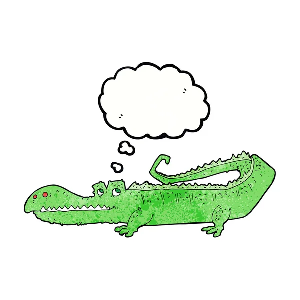 Crocodilo dos desenhos animados — Vetor de Stock