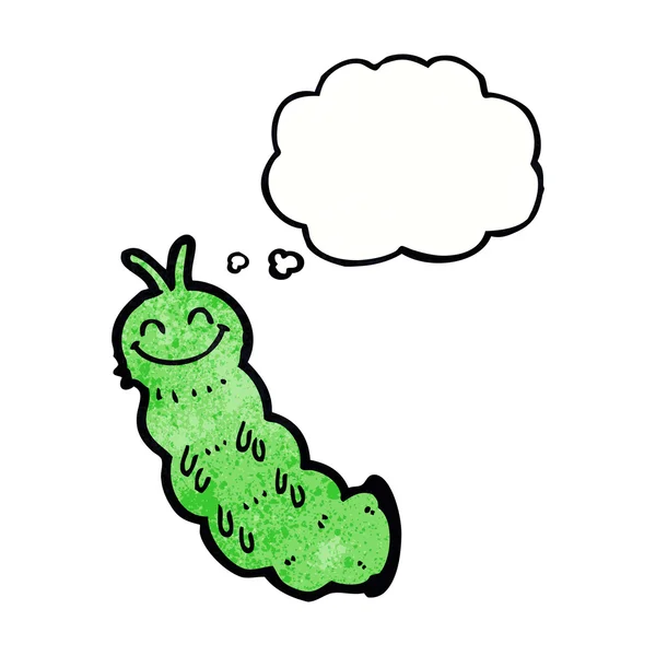 Grappige cartoon worm — Stockvector