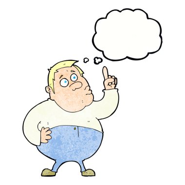 Çizgi filmci soru soruyor.