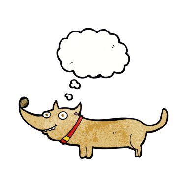 Çizgi film mutlu köpek.