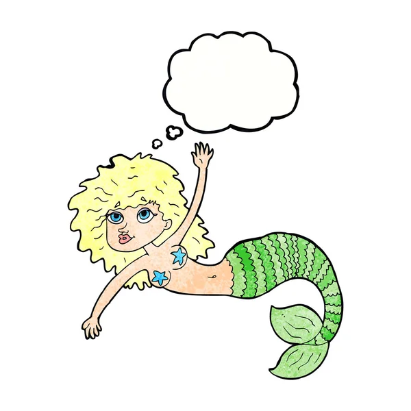 Karikatur hübsche Meerjungfrau — Stockvektor