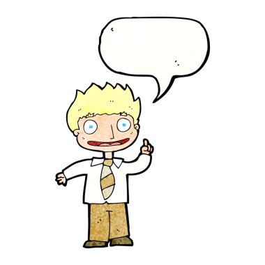 Konuşma baloncuğu fikri olan çizgi film adamı.