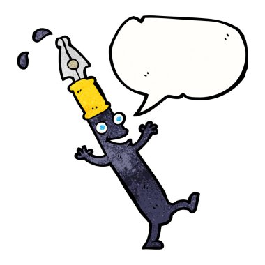 Konuşma balonlu çizgi film karakteri