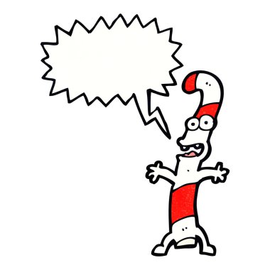 Konuşma balonlu şeker kamışı.