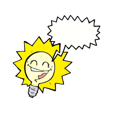 Mutlu ampul çizgi film