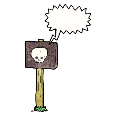 Konuşma baloncuklu çizgi film imzası