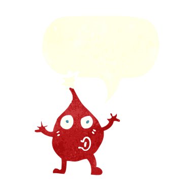 Konuşma balonlu komik noel karakteri