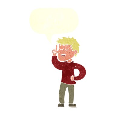 Konuşma baloncuğu fikri olan çizgi film adamı.
