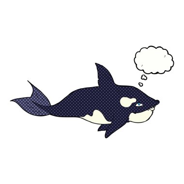 Düşünce baloncuklu katil balina.