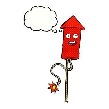 Düşünce baloncuklu havai fişek