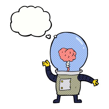 Düşünce baloncuklu robot robot robot robot.