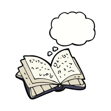 Düşünce baloncuklu çizgi roman