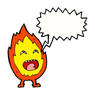 Konuşma balonlu çizgi film karakteri