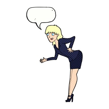 çizgi film işkadını konuşma balonu ile açıklayan