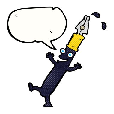 Konuşma balonlu çizgi film karakteri