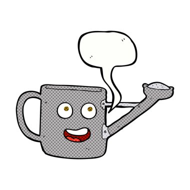 sulama olabilir karikatür konuşma balonu ile