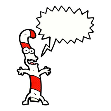 Konuşma balonlu şeker kamışı.