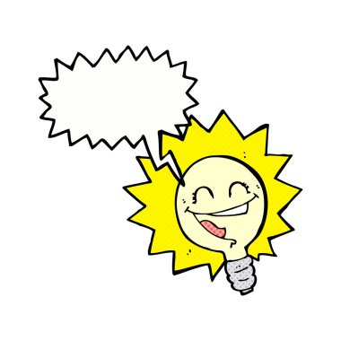 Mutlu ampul çizgi film