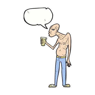 Konuşma baloncuklu çizgi film holiganı