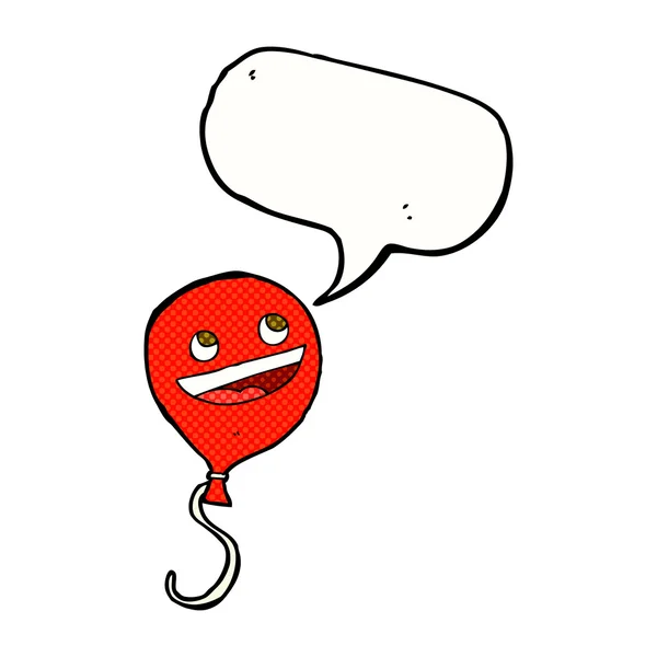 Ballon de dessin animé avec bulle de parole — Image vectorielle