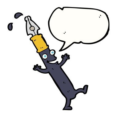 Konuşma balonlu çizgi film karakteri