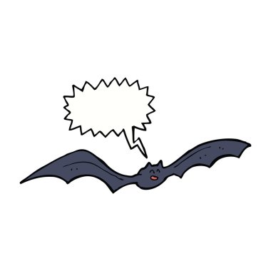 Konuşma baloncuklu çizgi film sopası