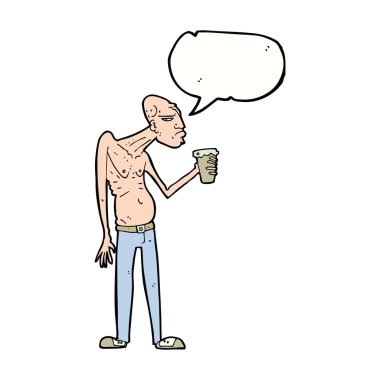 Konuşma baloncuklu çizgi film holiganı