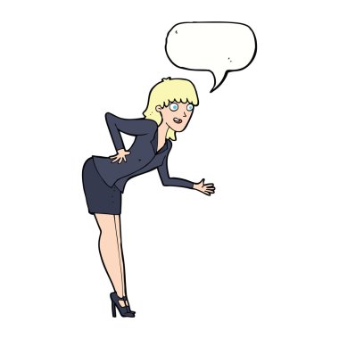 çizgi film işkadını konuşma balonu ile açıklayan