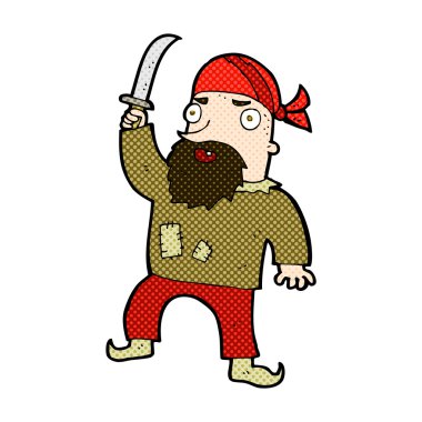 komik karikatür korsan